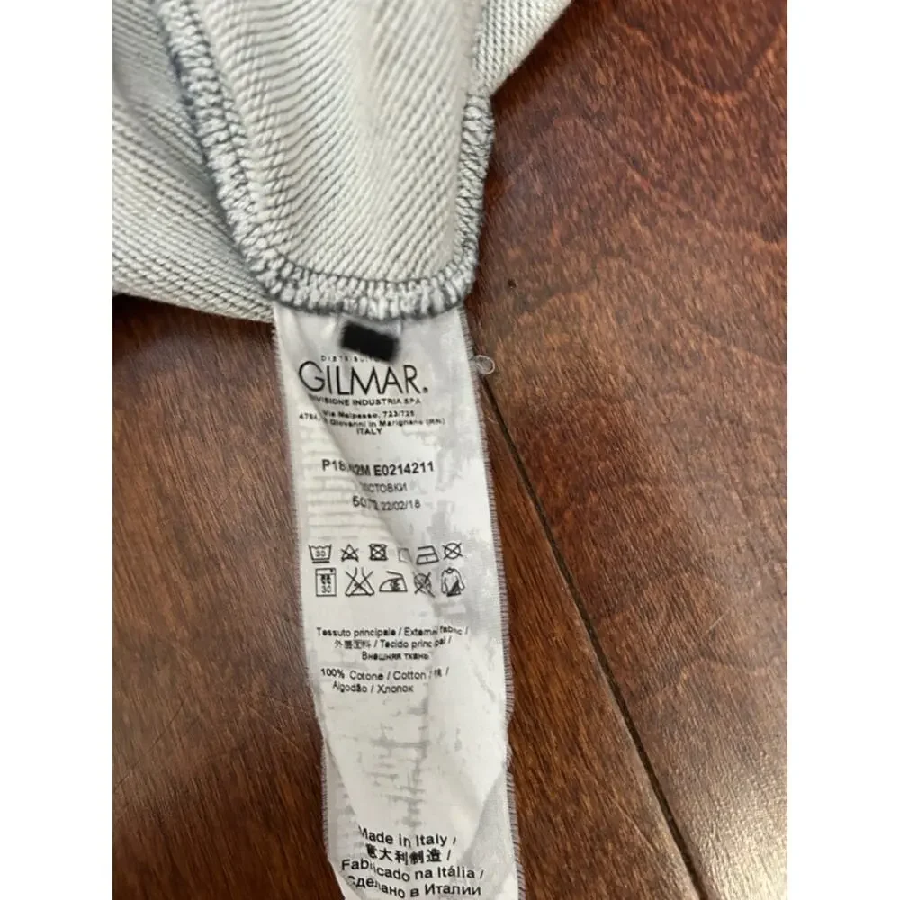N°21 Women’s Gray Logo Crewneck with Velvet Patch Letters, Size Medium (It42)